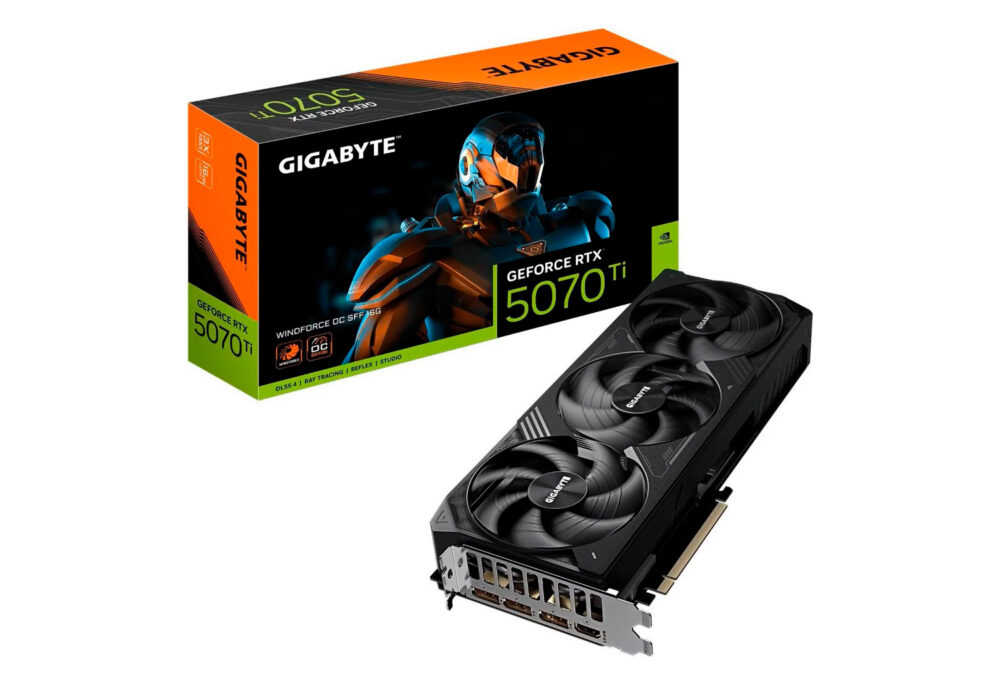 33 Видеокарта Gigabyte GeForce RTX 5070 Ti Windforce OC