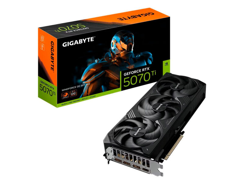 Видеокарта Gigabyte GeForce RTX 5070 Ti Windforce OC
